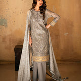 3PC Unstitched Festive Embroidered Suit (SUNW6JI031)