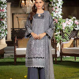 3PC Unstitched Festive Embroidered Suit (SUNW7NO087)