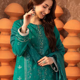 3PC Stitched Festive Embroidered Suit (SUNS7JI070)
