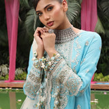 3PC FESTIVE STITCHED EMBROIDERED SUIT