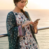 3PC Unstitched Printed Silk Lawn Suit (SUNS7ASI311)