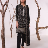 MONOCHROME EMBROIDERED LAWN SUIT