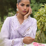 3PC STITCHED CHIKANKARI CAMBRIC EMBROIDERED SUIT (CK005)