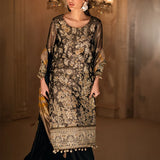 3PC Unstitched Luxury Formal Hand-Worked Suit (SUNW6RO002)