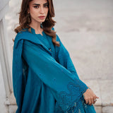 3Pc Unstitched Chikankari Embroidered Lawn Suit (CK034)