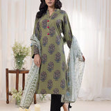 2PC Stitched Cambric Printed (Shirt+Dupatta)