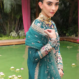 3PC STITCHED FESTIVE FORMAL EMBROIDERED SUIT