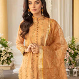 3PC Unstitched Festive Embroidered Suit (SUNW7NO086)