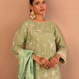 3Pc Unstitched Festive Embroidered Suit (No058)