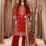 3PC STITCHED LUXURY LAWN EMBROIDERED SUIT