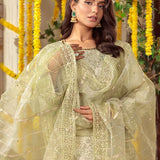 3PC Unstitched Festive Embroidered Suit (SUNS7JI062)