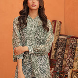 1pc - Stitched Printed Chiffon Top