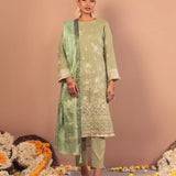 3Pc Unstitched Festive Embroidered Suit (No058)