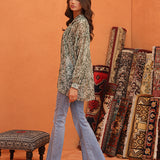 1pc - Stitched Printed Chiffon Top