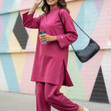 2PC Stitched Crepe suit (SS25PBC701)