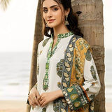 3PC Unstitched Printed Silk Lawn Suit (SUNS7ASI314)