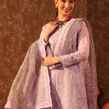 3PC Unstitched Festive Embroidered Suit (SUNS7JI072)