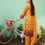 3PC STITCHED LUXURY LAWN EMBROIDERED SUIT