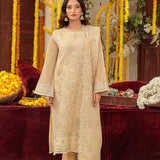 3PC Unstitched Festive Embroidered Suit (SUNS7JI057)