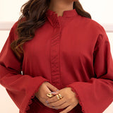 2PC Stitched Dyed Khaddar Casual Dress (BS126)