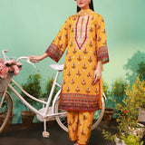 3PC STITCHED LUXURY LAWN EMBROIDERED SUIT