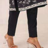 MONOCHROME DIGITAL PRINTED LAWN SILK SUIT