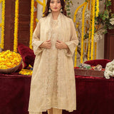 3PC Unstitched Festive Embroidered Suit (SUNS7JI057)