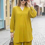 2PC Stitched Crepe suit (SS25PBC699)