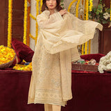 3PC Unstitched Festive Embroidered Suit (SUNS7JI057)