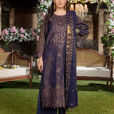 3PC Unstitched Festive Embroidered Suit (SUNW7NO084)