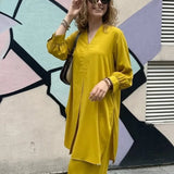 2PC Stitched Crepe suit (SS25PBC699)