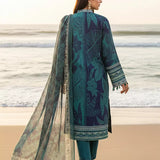 3PC Unstitched Printed Silk Lawn Suit (SUNS7ASI316)