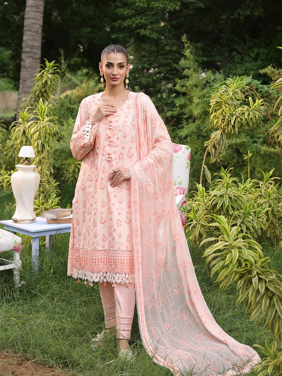 unstitched suits, unstitched sale,3 piece Cambric suit unstitched,3 piece suit for women,embroidered pakistani dress,luxury unstitched collection,UNW24CK007UT