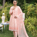 3PC STITCHED CHIKANKARI CAMBRIC EMBROIDERED SUIT (CK007)