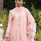 CHIKANKARI CAMBRIC EMBROIDERED SUIT (CK007)