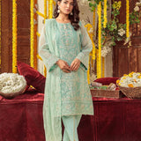 3PC Unstitched Festive Embroidered Suit (SUNS7JI054)