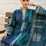 3PC Unstitched Printed Silk Lawn Suit (SUNS7ASI316)