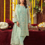 3PC Unstitched Festive Embroidered Suit (SUNS7JI054)