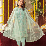 3PC Unstitched Festive Embroidered Suit (SUNS7JI054)