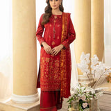 3PC Unstitched Festive Embroidered Suit (SUNW7NO083)