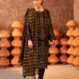 3PC Stitched Festive Embroidered Suit (SUNW6JI026)