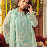 3PC Unstitched Festive Embroidered Suit (SUNS7JI054)