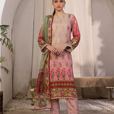 3PC Stitched Viscose Embroidered Suit (SPL3PEC043)