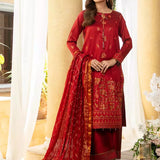 3PC Unstitched Festive Embroidered Suit (SUNW7NO083)