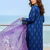 3PC Unstitched Printed Silk Lawn Suit (SUNS7ASI317)