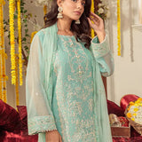 3PC Unstitched Festive Embroidered Suit (SUNS7JI054)