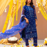 3Pc Unstitched Festive Embroidered Suit (No061)