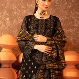 3PC Stitched Festive Embroidered Suit (SUNW6JI026)