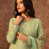 3PC Unstitched Festive Embroidered Suit (SUNW6JI029)
