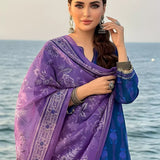 3PC Unstitched Printed Silk Lawn Suit (SUNS7ASI317)